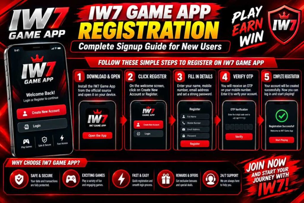 IW7 Game App Registration and Signup Guide for New Users